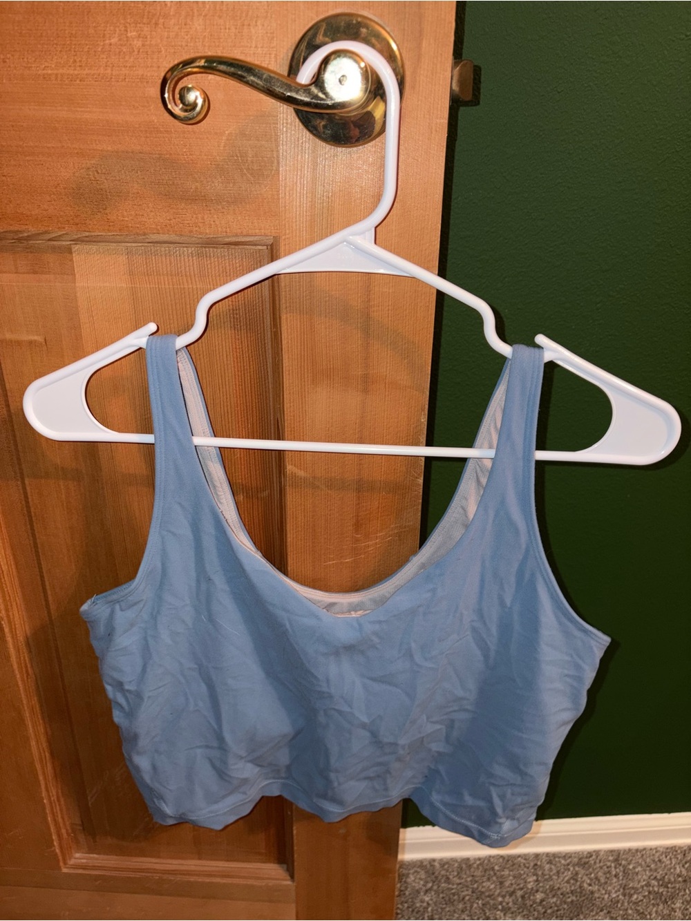 Light Blue Sports Bra